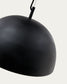Lampada da soffitto Catlar in metallo con finitura in nero Ø 40 cm