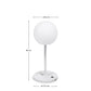 Lampada da tavolo da esterno Dinesh in allumium grigio 40 cm