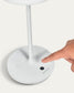 Lampada da tavolo da esterno Dinesh in allumium grigio 40 cm