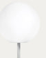 Lampada da tavolo da esterno Dinesh in allumium grigio 40 cm
