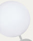 Lampada da tavolo da esterno Dinesh in allumium grigio 40 cm