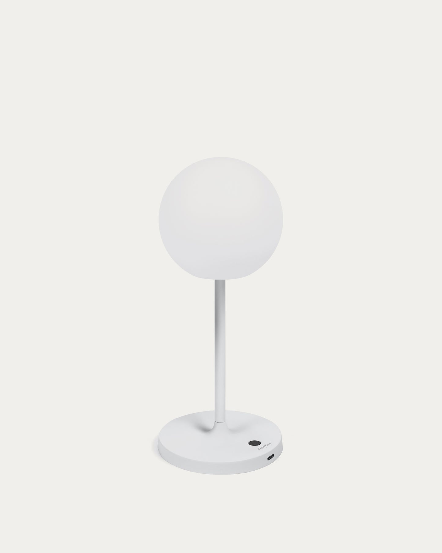 Lampada da tavolo da esterno Dinesh in allumium grigio 40 cm