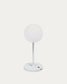 Lampada da tavolo da esterno Dinesh in allumium grigio 40 cm