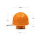 Lampada da tavolo Reig di vetro arancione