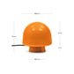 Lampada da tavolo Reig di vetro arancione
