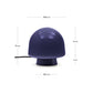 Lampada da tavolo Reig di vetro blu