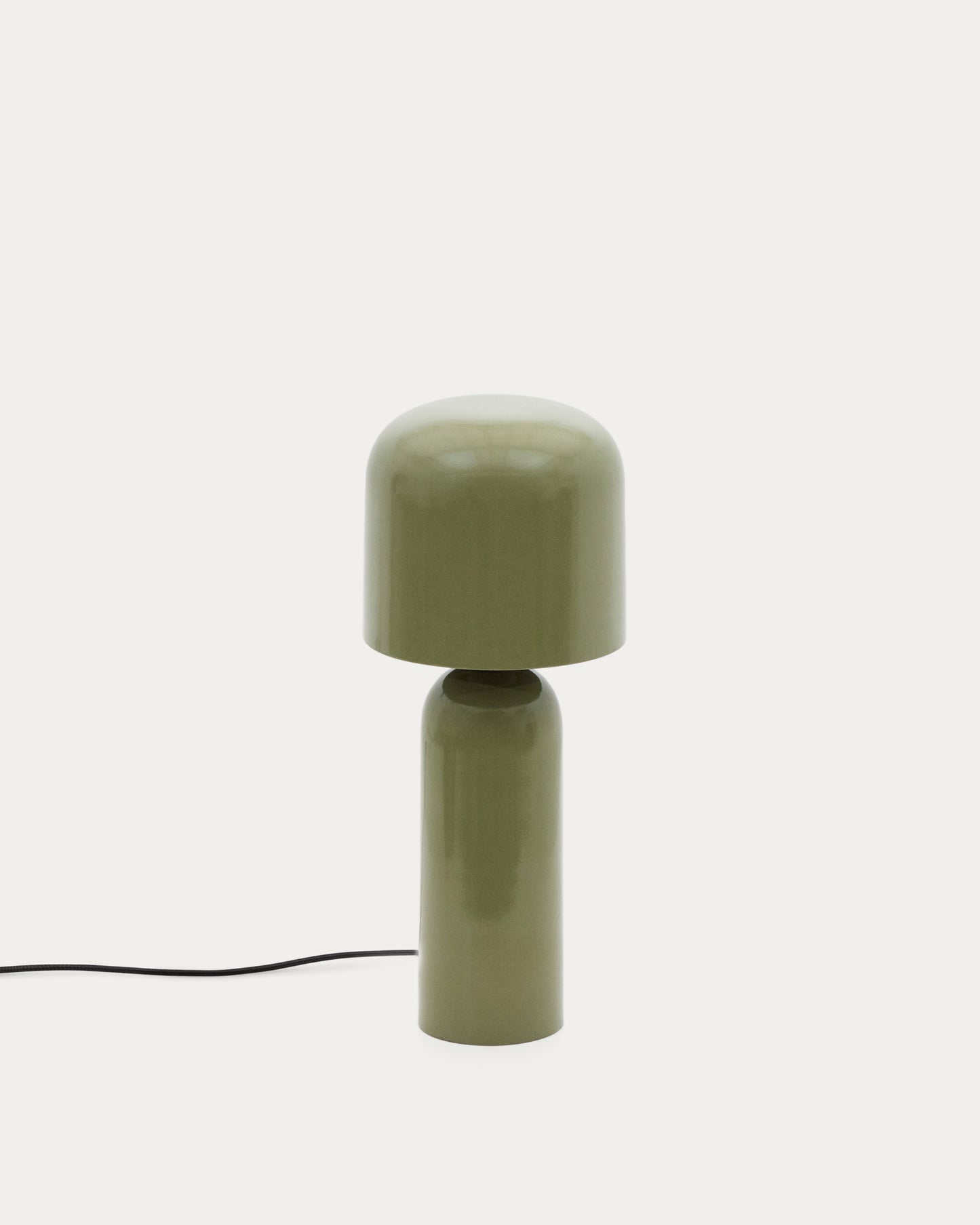 Lampada da tavolo Monze in metallo verniciato verde