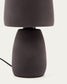 Lampada da tavolo Tandy in terracotta marrone