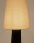 Lampada da terra Senni in metallo verniciato nero