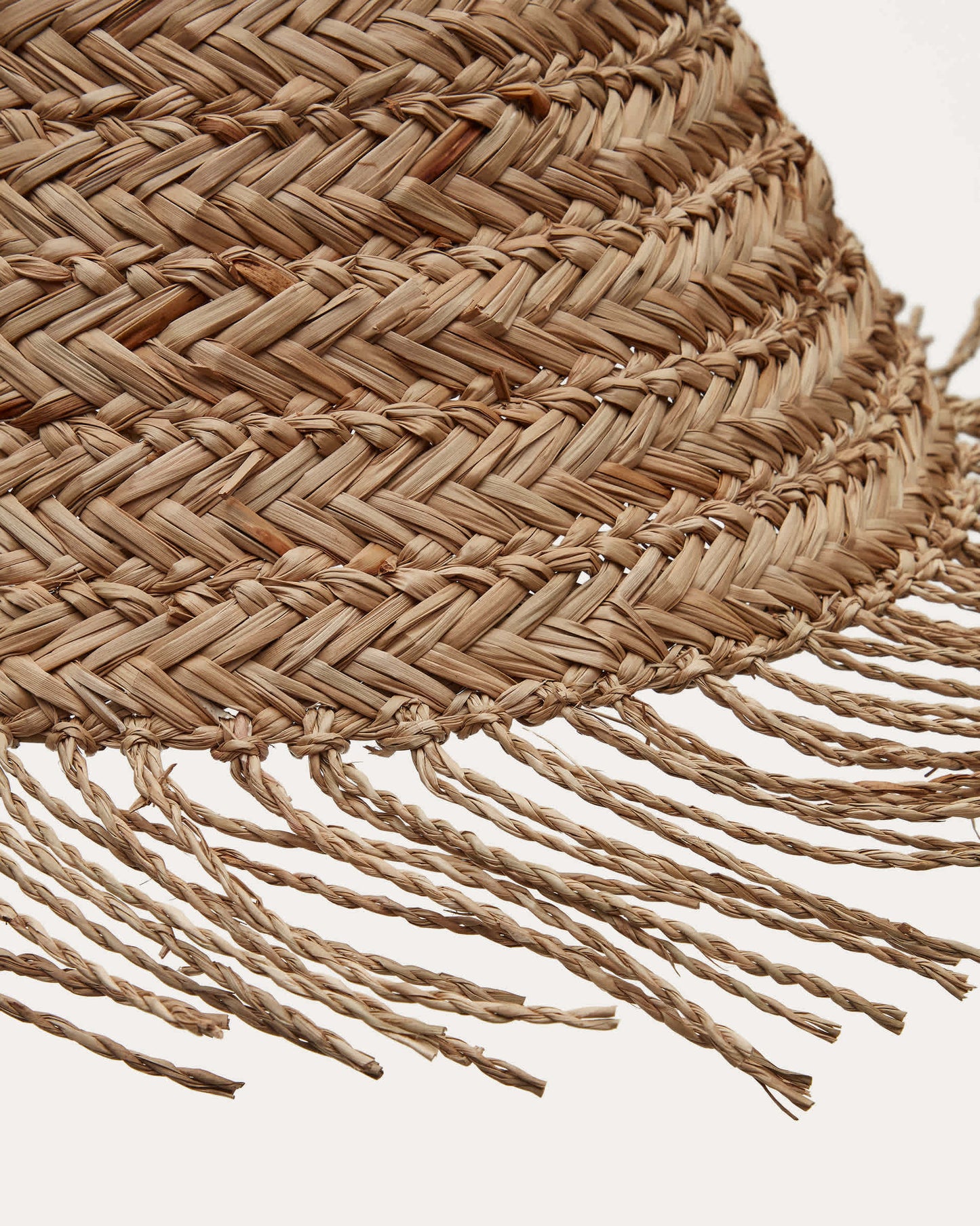 Paralume per lampada da soffitto Fonteta in fibre naturali finitura naturale Ø 40 cm
