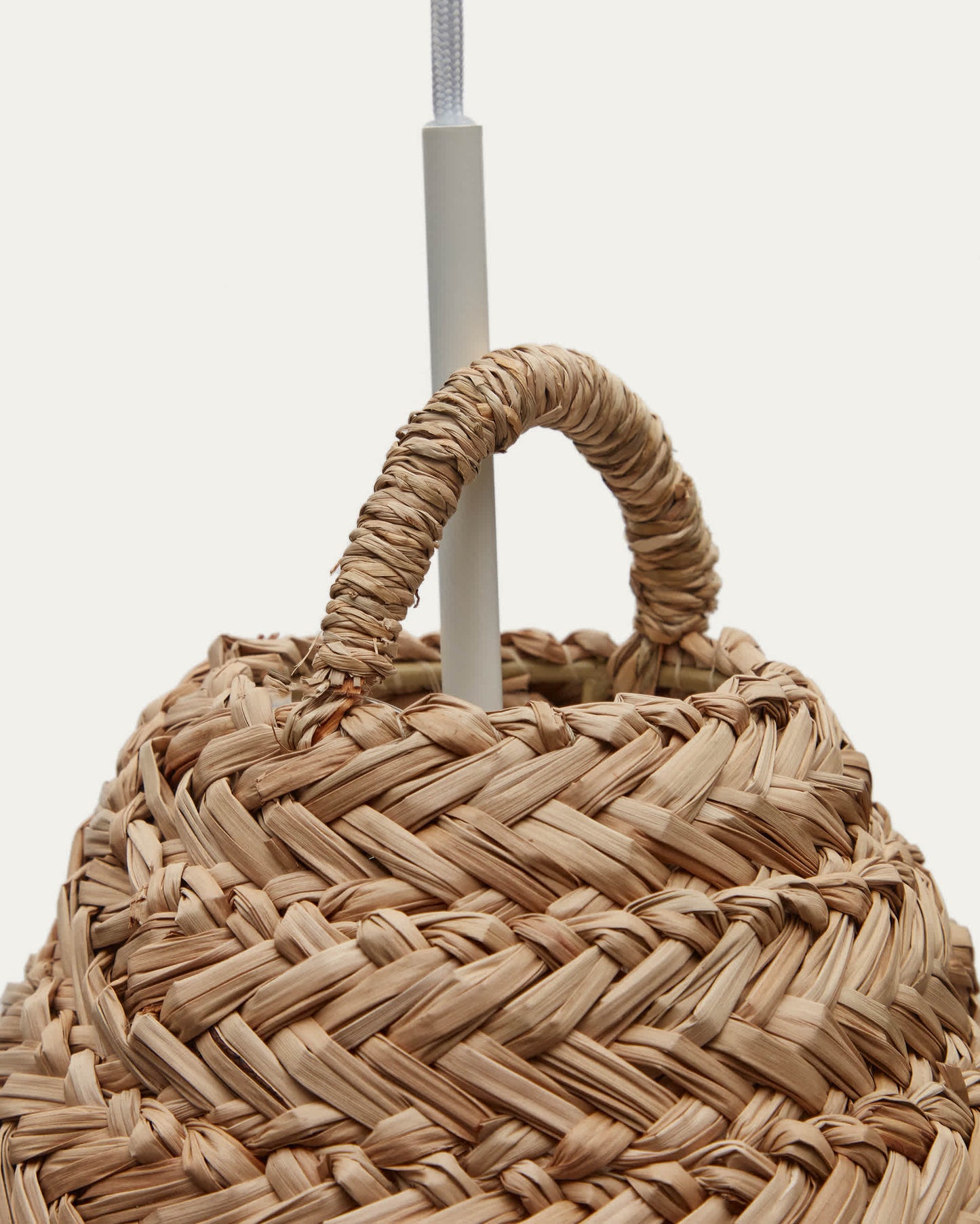 Paralume per lampada da soffitto Fonteta in fibre naturali finitura naturale Ø 40 cm