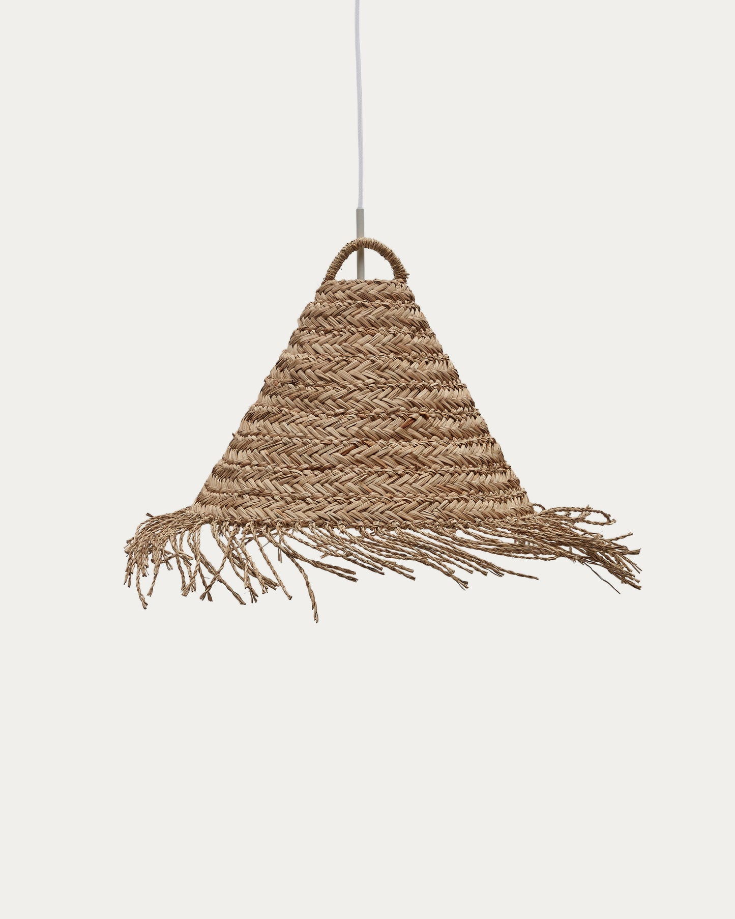 Paralume per lampada da soffitto Fonteta in fibre naturali finitura naturale Ø 40 cm