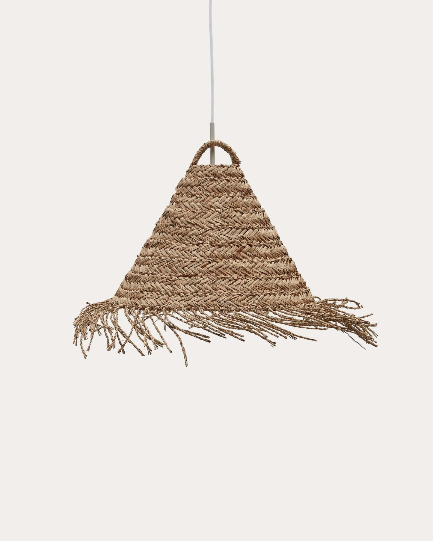 Paralume per lampada da soffitto Fonteta in fibre naturali finitura naturale Ø 40 cm