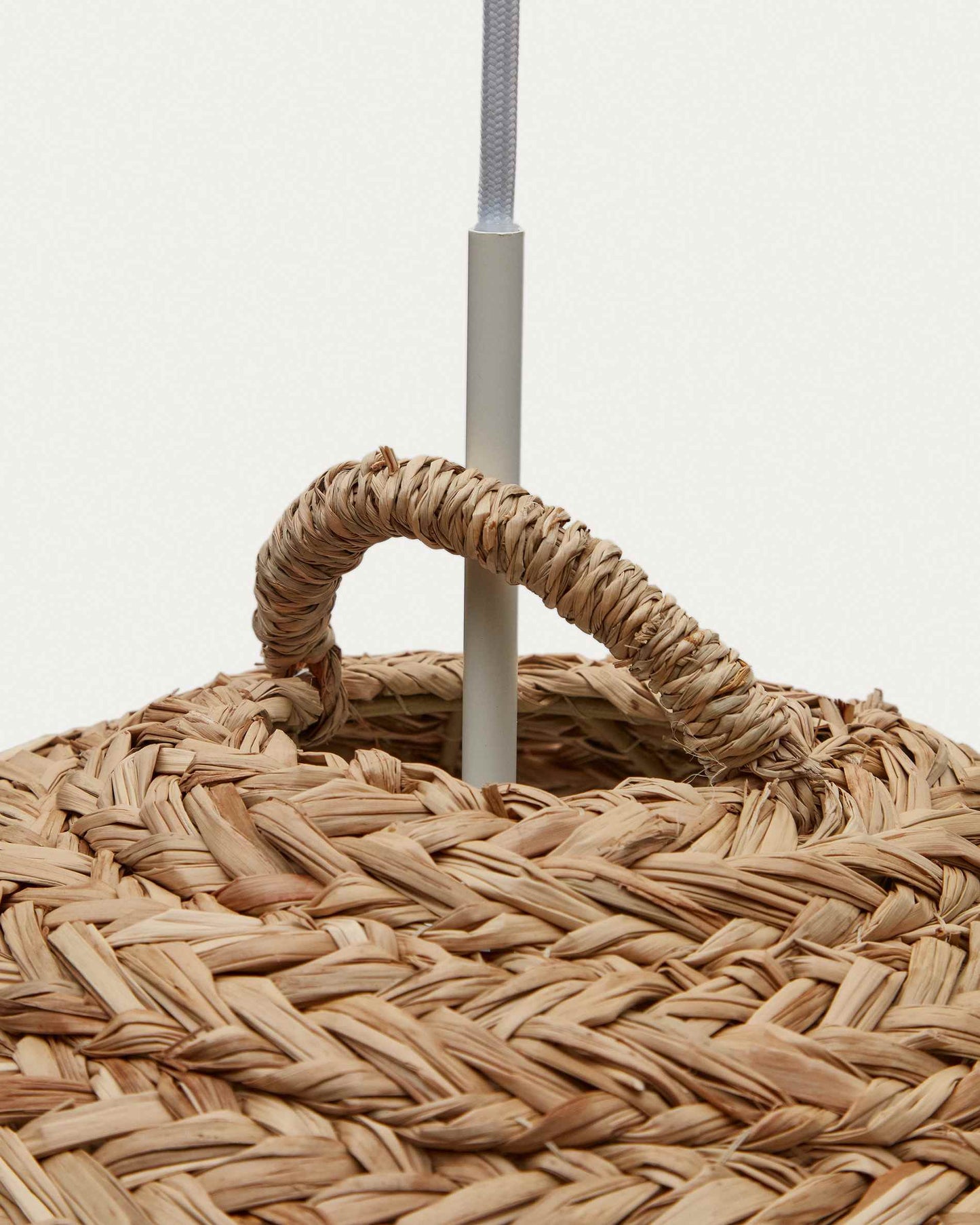 Paralume per lampada da soffitto Fonteta in fibre naturali finitura naturale Ø 60 cm