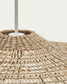 Paralume per lampada da soffitto Cruilles in fibre naturali finitura naturale Ø 100 cm