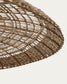 Paralume per lampada da soffitto Cruilles in fibre naturali finitura naturale Ø 100 cm