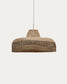 Paralume per lampada da soffitto Rupia in fibre naturali finitura naturale e nero Ø 55 cm