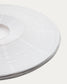 Paralume per lampada da soffitto Hila in carta bianca e impiallacciatura naturale Ø 80 cm