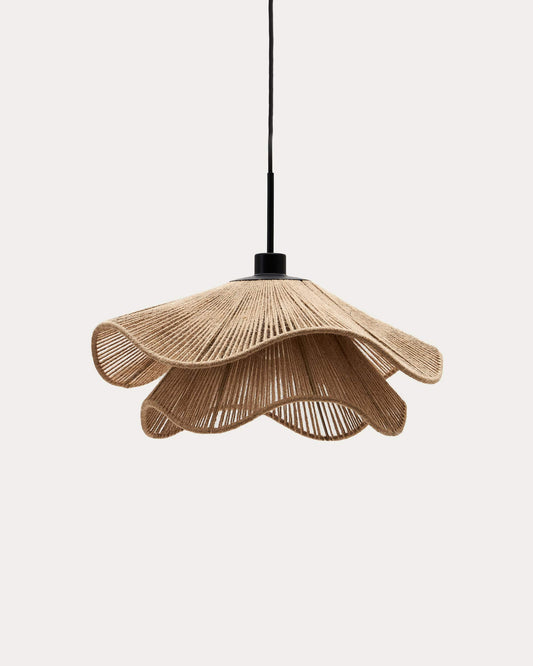 Paralume per lampada da soffitto Pontos in iuta con finitura naturale Ø 50 cm