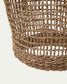 Paralume per lampada da soffitto Laiar in rattan con finitura naturale Ø 27 cm
