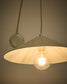 Applique Kally in metallo con finitura verniciata beige