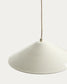Applique Kally in metallo con finitura verniciata beige