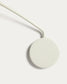 Applique Kally in metallo con finitura verniciata beige