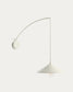 Applique Kally in metallo con finitura verniciata beige