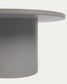 Tavolino rotondo Fleska in metallo grigio Ø 72 cm