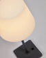 Lampada da tavolo da esterno Aluney con finitura nera