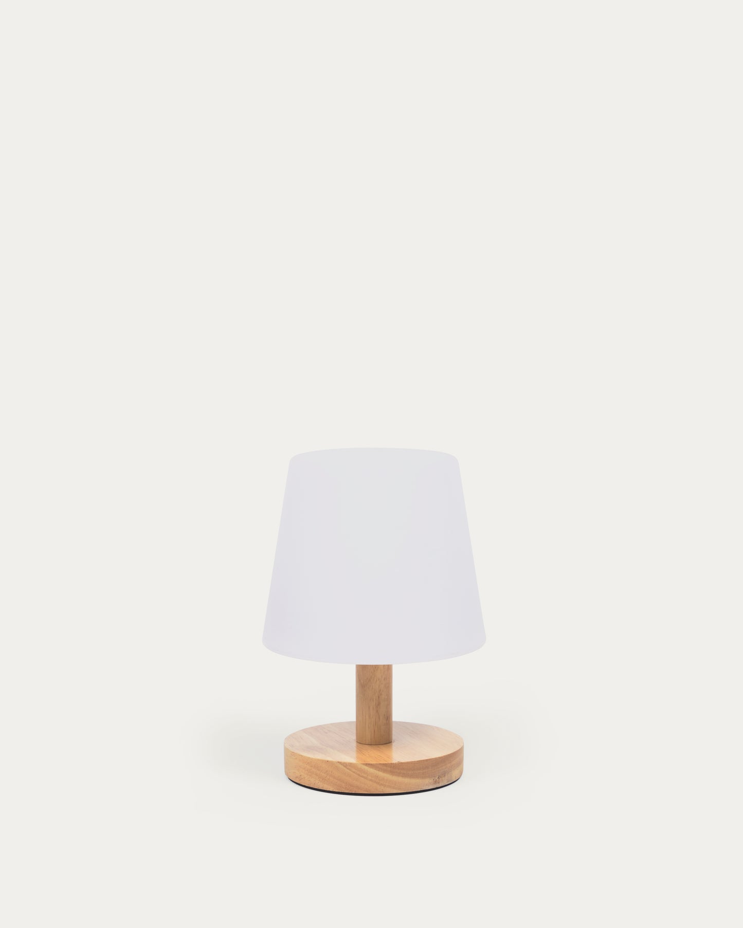 Lampada da tavolo Ambar in polietilene e legno