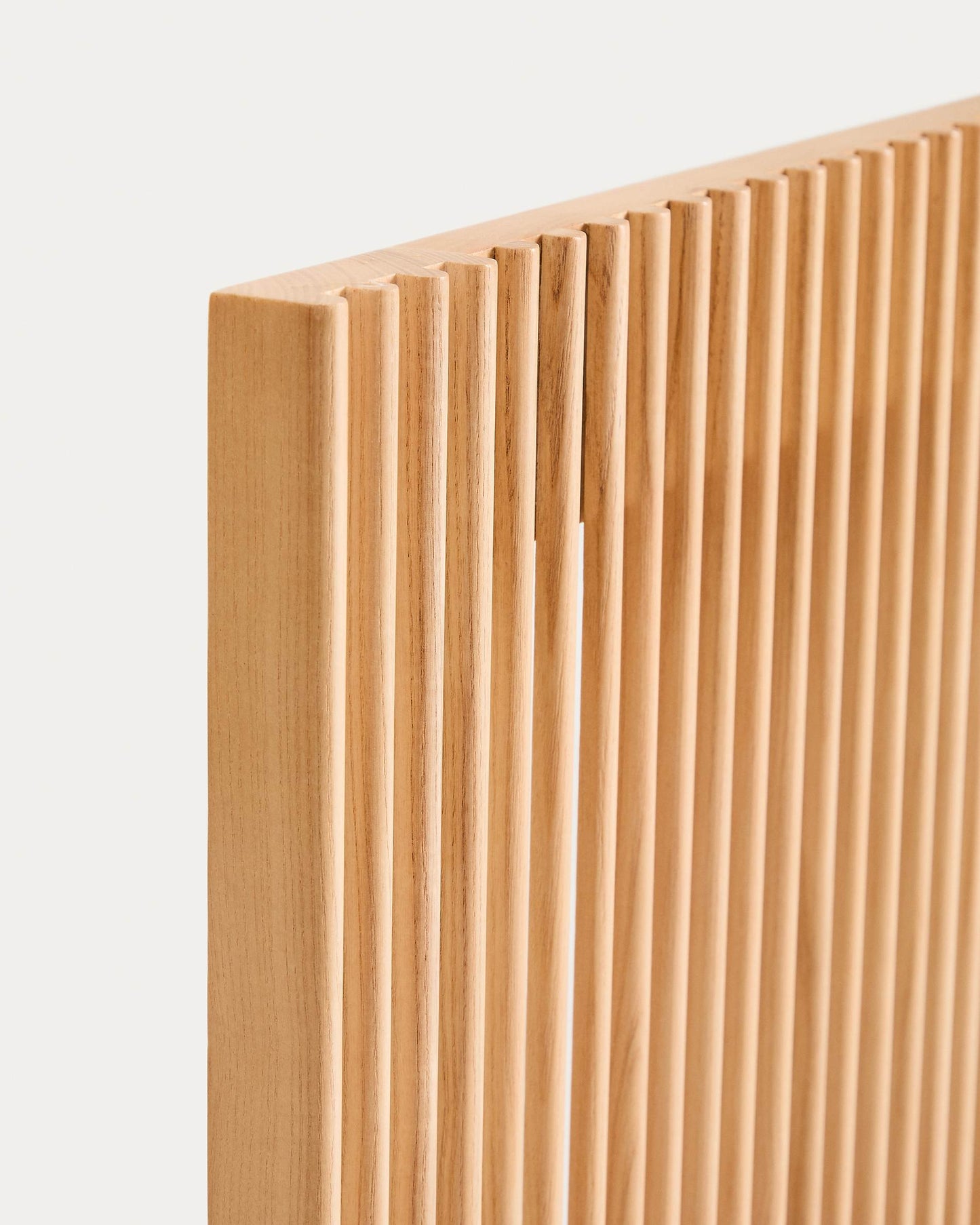 Testiera Beyla in legno massiccio di frassino per letto da 90 cm