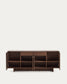 Credenza Norlen 4 ante e 2 cassetti in impiallacciato di noce 194,5 x 78 cm