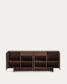 Credenza Norlen 4 ante e 2 cassetti in impiallacciato di noce 194,5 x 78 cm