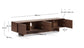 Mobile TV Norlen 4 ante in impiallacciato di noce 200 x 46 cm