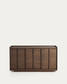 Credenza Onix di impiallacciatura in noce con finitura scura 150 x 80 cm
