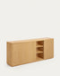 Credenza Abilen 3 ante impiallacciato rovere 180 x 75 cm