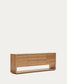 Credenza Alguema 4 ante impiallacciato rovere finitura naturale 200 x 74 cm