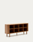 Credenza Mailen 2 porte in impiallacciatura di frassino con finitura naturale 180 x 75 cm