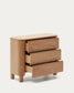 Cassettiera Salaya in compensato di frassino 120 x 80 cm