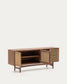 Credenza Elan 2 ante 2 cassetti impiallacciatura e legno massello noce corda 180x73cm