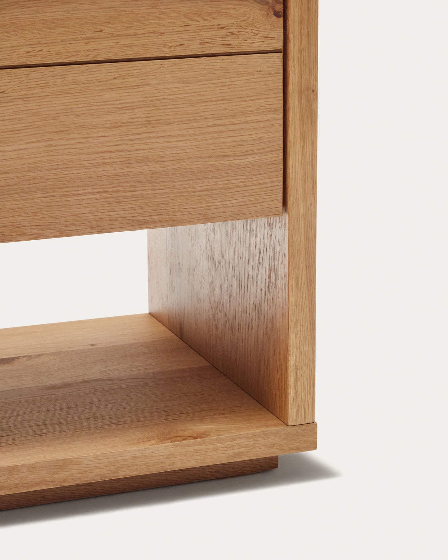 Credenza alta Alguema 2 ante impiallacciato rovere finitura naturale 100 x 163,5 cm