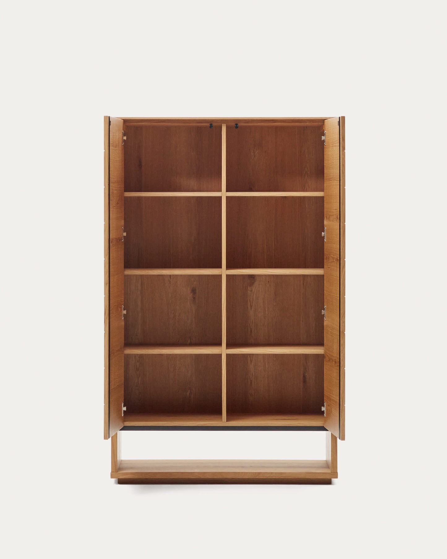Credenza alta Alguema 2 ante impiallacciato rovere finitura naturale 100 x 163,5 cm
