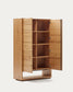 Credenza alta Alguema 2 ante impiallacciato rovere finitura naturale 100 x 163,5 cm