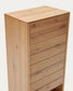 Cassettiera Alguema 4 cassetti impiallacciato rovere finitura naturale 60 x 120 cm