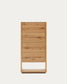 Cassettiera Alguema 4 cassetti impiallacciato rovere finitura naturale 60 x 120 cm
