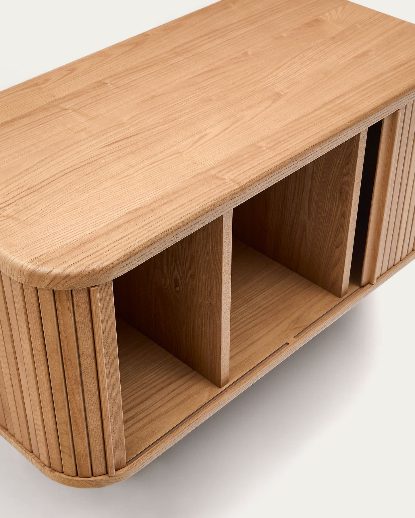 Mobile da bagno Mailen in legno compensato di frassino naturale 90 x 45 cm