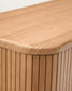 Mobile da bagno Mailen in legno compensato di frassino naturale 90 x 45 cm