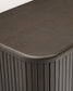 Mobile da bagno Mailen in legno compensato di frassino scuro 90 x 45 cm