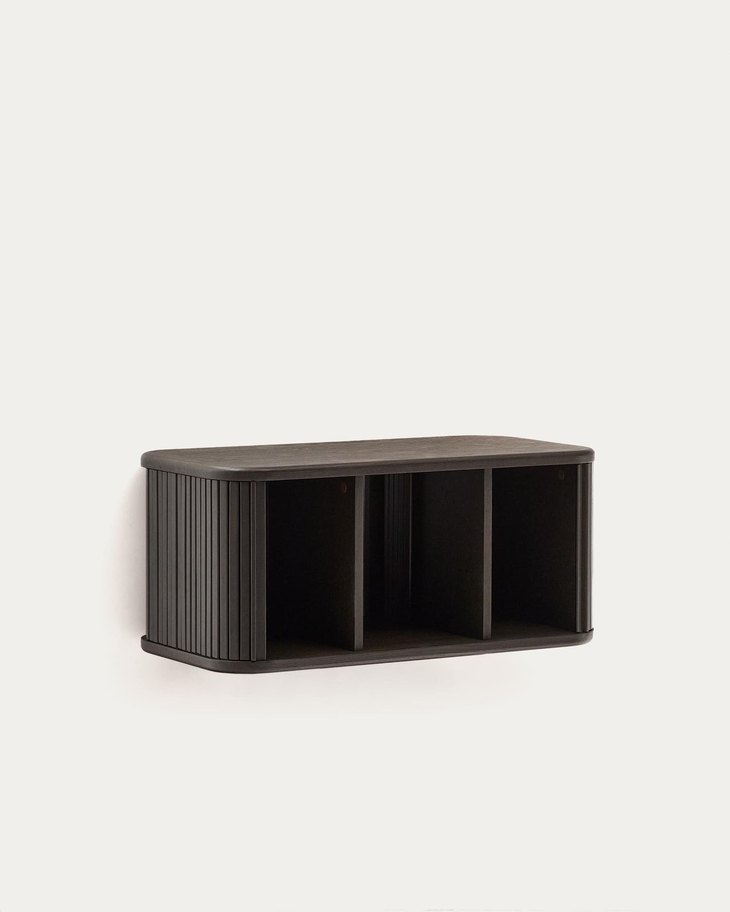 Mobile da bagno Mailen in legno compensato di frassino scuro 90 x 45 cm